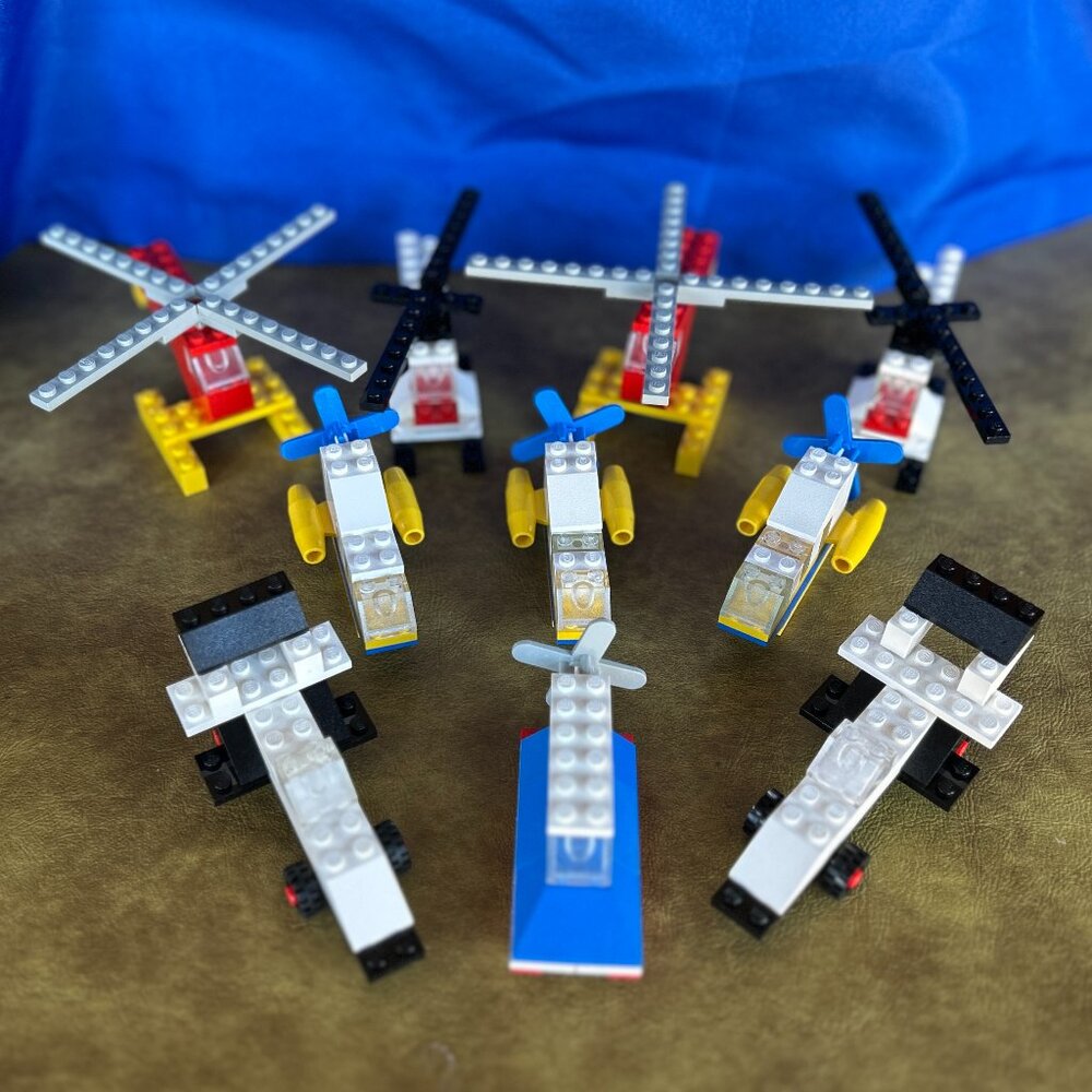 Collection of 10 Lego Vehicles 1989 McDonalds' Happy Meal Toys